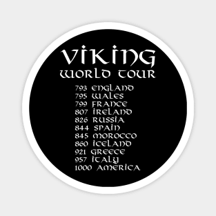 Viking World Tour Shirt Magnet